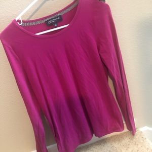 Magenta Long Sleeve Shirt